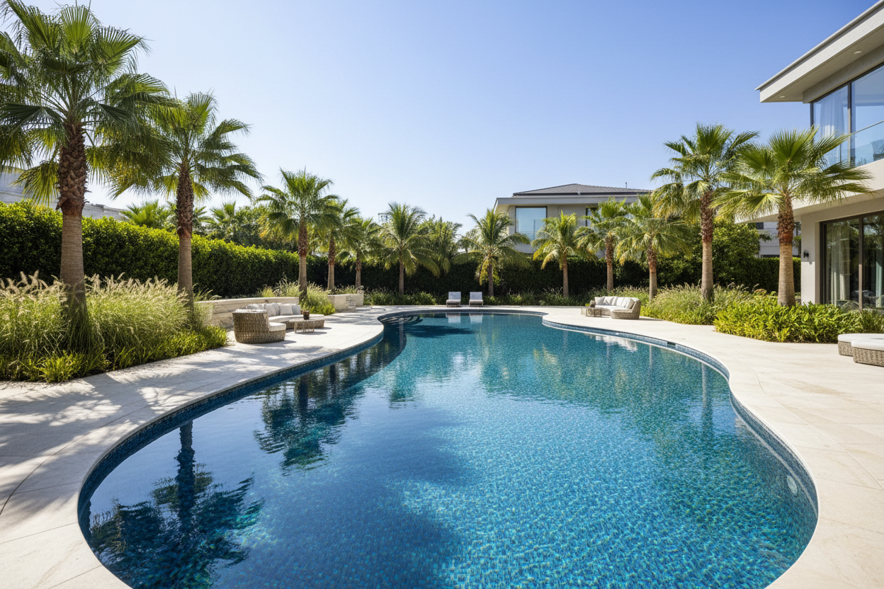 Modern swimming pool installation services in Lahore by ArchPools Studio